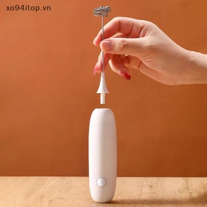 Máy Đánh Trứng / Khuấy Tạo Bọt Cà Phê Cầm Tay Không Dây Chạy Điện XOITOP
