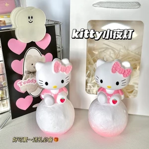 LED - Kitty Đèn Ngủ Ký Túc Xá Cô Gái Trái Tim Đầu Giường Không Khí Trang Trí Ánh Sáng Người Bạn Thân Nhất Cặp Đôi Quà Tặng Sinh Nhật