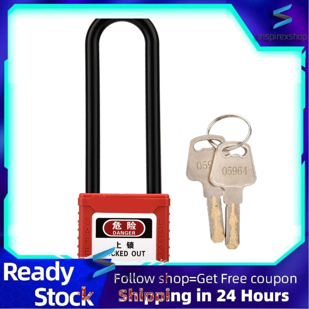 Inspirexshop Industrial Safety Padlock Long Insulated Beam Lockout Tag ...