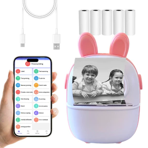 Máy In Nhiệt Mini Bluetooth - Dễ Sử Dụng, Thiết Kế Đáng Yêu, Hỗ Trợ Kết Nối Bluetooth, In Hóa Đơn, Tài Liệu, Ảnh