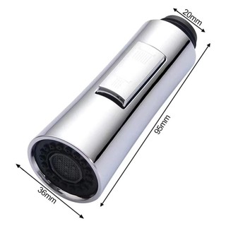Đầu vòi NOOKSTORY, Bộ chuyển đổi vòi có thể điều chỉnh chống văng, Vòi thay thế bằng nhựa loại kéo hữu ích đa năng