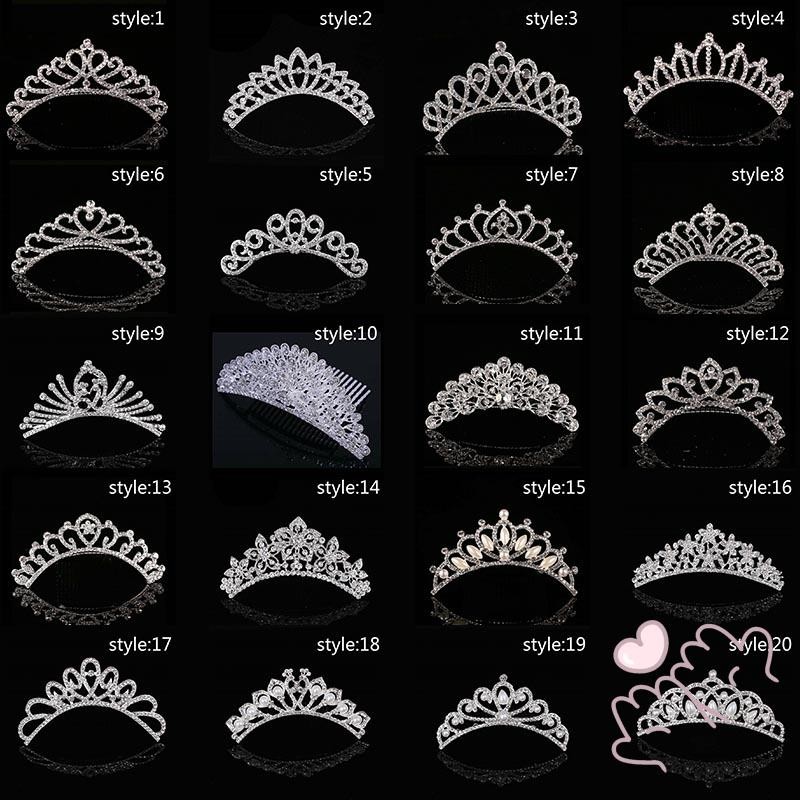 Băng đô đính đá Tiaras dành cho nữ Dễ dàng mặc Lược chải tóc tinh tế Phụ kiện tóc