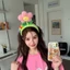 DELMER Sang Trọng Hoa Tóc Hoop, Tulip Bean Sprout Flowers Headband, Thời Trang Trụ Hoạt Hình Phụ Kiện Tóc Hàng Ngày