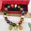 KIN Vintage Hạt Vòng Tay Thủ Công Men Hạt Trang Sức Hương Men Vòng Tay Hạt Lắc Tay Cho Nữ Bé Gái