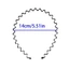 THEGIRL8B Wave Shape Headband, Cross Simple Thin Metal Hair Hoop, Thời Trang Phong Cách Hàn Quốc Hình Mùa Xuân Co Giãn Nam Tóc Nữ / Bé Gái