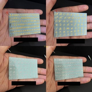 Sticker Chữ Cái Nhỏ Dán Trang Trí