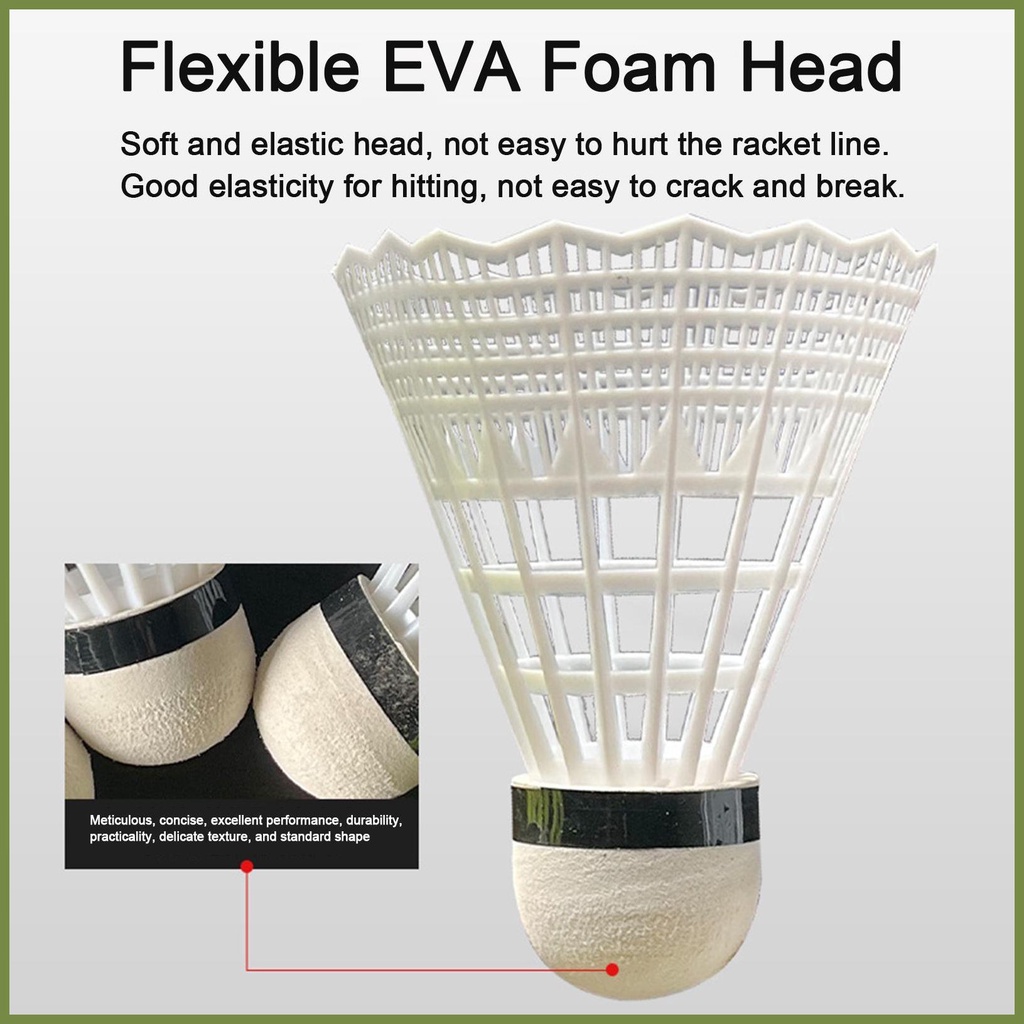 Quả Cầu Lông Nhựa nylon Co Giãn Mềm Mại Chống Rơi Và Chống Nóng