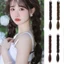 DELMER Bện Đuôi Ngựa, Tóc Giả Tự Nhiên Đuôi Ngựa Phần Mở Rộng Tóc, Dây Buộc Tóc Co Giãn Dễ Thương Tổng Hợp Lông Tơ Tóc Giả Xoắn Bím Bé Gái
