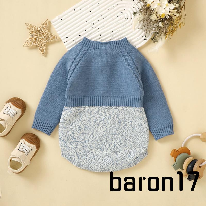 Lpdl-áo sweater Dệt Kim Tay Dài Cài Nút Màu Sắc Tương Phản Thời Trang Mùa Đông Cho