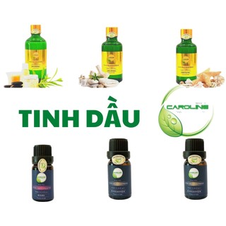 Tinh Dầu Tràm Huế thiên nhiên CAROLINE Dung Tích 10ml, nhỏ gọn, tiện lợi, khử mùi đa năng
