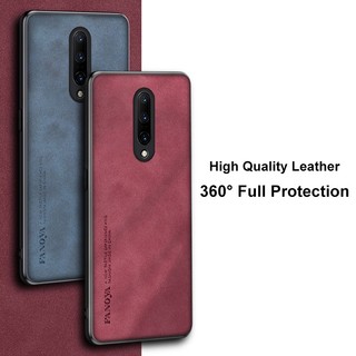 Sang Trọng Ốp Lưng silicone Phối Da Cho oneplus 7 7t 8 pro 8t oneplus 5 5t 6 6t one plus 7 8 t 7pro