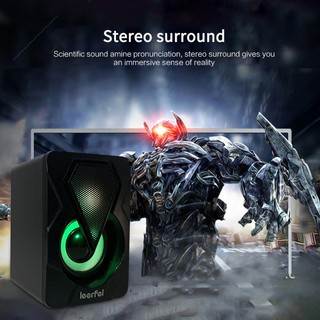 Loa usb mini Có Đèn led rgb Chuyên Dụng Cho Máy Tính / Điện Thoại / Máy Tính Bảng