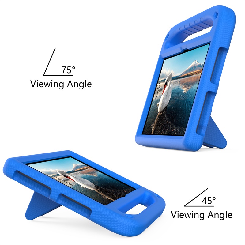Ốp Lưng Cho Amazon Fire HD8 HD8 Plus 2022 2020 8.0inch 10th 12th Gen HD10 2023 13th Gen HD 10 2021 11th Gen Fire7 2022 7inch Trẻ Em An Toàn Trẻ Em Eva Chống Sốc Đứng Học Sinh Bao