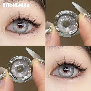 Yi tong Kính Áp Tròng Màu Tươi Trẻ Chăm Sóc Mắt Làm Đẹp Cho Nữ