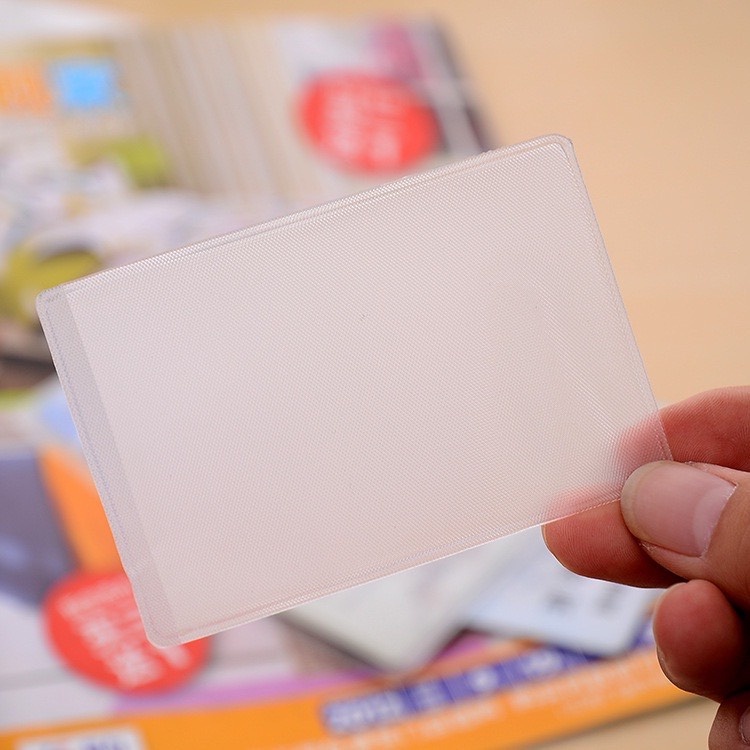 Bọc Chống Xước Chip CCCD , thẻ ATM , bằng láy xe máy . Trong Suốt Chống Trầy Có Nắp Bảo Vệ