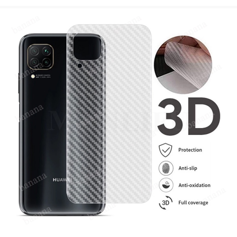 Infinix Hot 40 Pro Carbon Back Film cho Infinix Hot 40 40i 30 30i 30 Chơi Sợi Carbon Phía Sau Miếng Dán Bảo Vệ Sợi Carbon