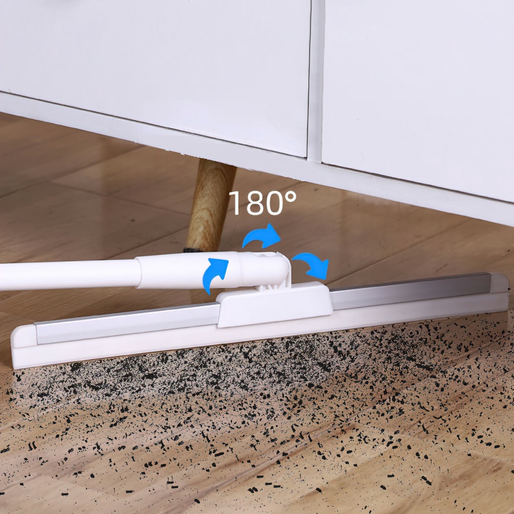 Giá sỉ - Chổi gạt nước sàn nhà tắm silicon chống trượt, Chổi chà sàn, quét nhà thông minh độ cán nhôm điều chỉnh - FETA