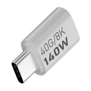 Bộ chuyển đổi ez Type-C 140W 40G 8K Đầu nối UsbC cho máy tính xách tay Điện thoại thông minh và máy tính bảng Sạc tốc độ và truyền dữ liệu