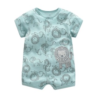 Áo liền quần NgắN Tay BằNg cotton Cho Bé Trai (0-24 TháNg)