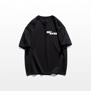 HIIXIIVI Áo Thun Unisex Tay Ngắn Cổ Tròn Dáng Rộng Kích Thước Ngoại Cỡ Thời Trang Năm Mới 2024