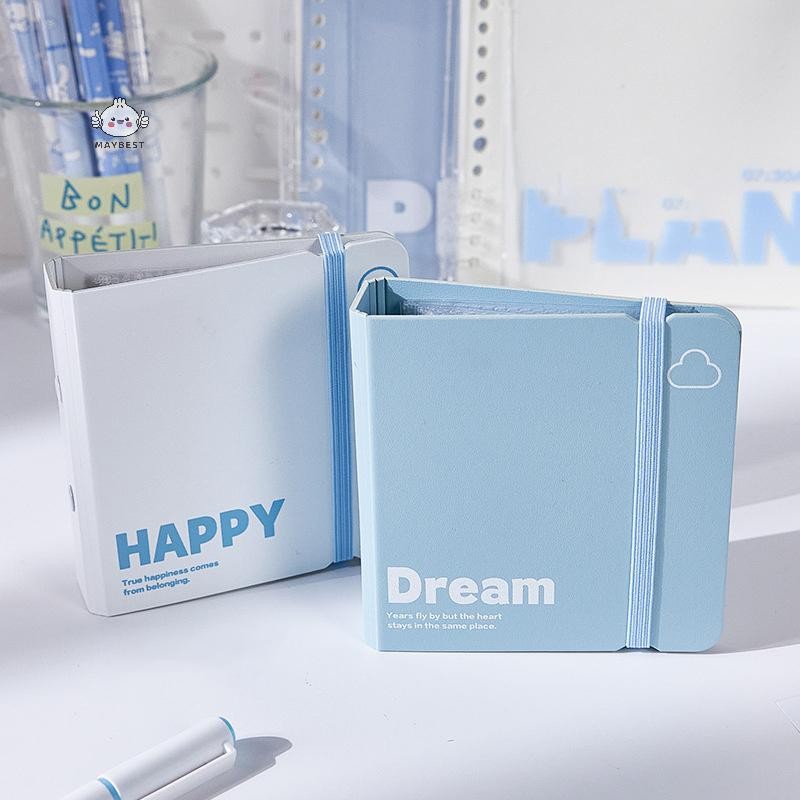 Maybest Chất kết dính thời trang Photocard Holder Album ảnh có dây đàn hồi Thẻ thần tượng Thu thập Sách Photocard tối giản Chất kết dính Photocard {VN}