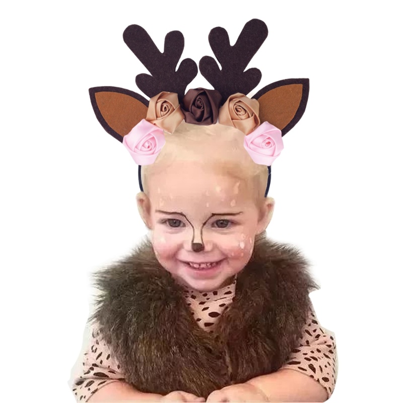 Dasbsug Trẻ Em Gạc Đầu Đuôi Bowtie Tutu Váy Halloween Trang Trí Tiệc