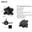 Đầu nối cáp JUIC, Hộp nối điện bằng nhựa ABS 2 chiều 3 chiều, Cáp điện IP68 kín Đầu nối chống nước bằng điện ngoài trời