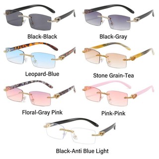 Kính râm hình chữ nhậtpunk gradient UV400, phù hợp lái xe, dành cho cả nam và nữ