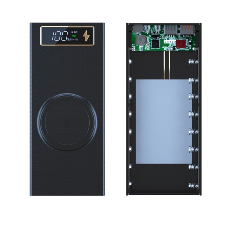 IOR Black 18650 Hộp Bảo Quản DIY 15W Sạc 22 5W Pin Sạc Nhanh Bao Gồm