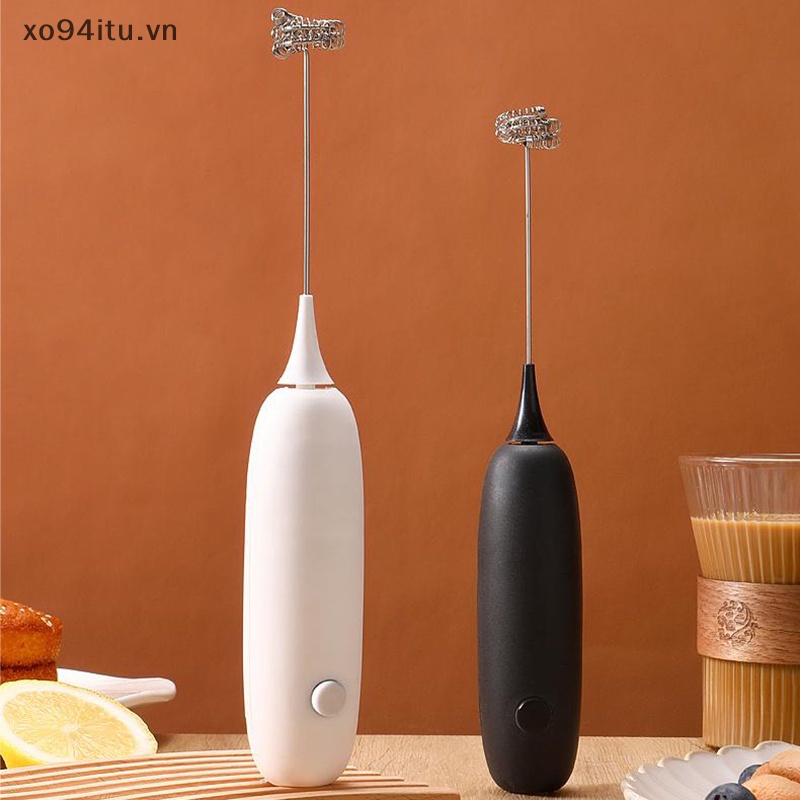 XOITU Máy tạo bọt sữa điện Máy trộn đánh trứng không dây Máy đánh trứng cầm tay Máy trộn tạo bọt Cappuccino VN