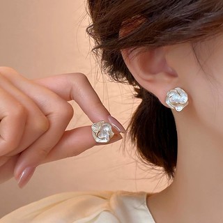 Khuyên Tai Hoa Kem Phong Cách niche Độc Đáo Cao Cấp Sang Trọng