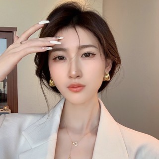 Bông Tai Ba Chiều Hình Chữ c Cao Cấp Phong Cách Âu Mỹ