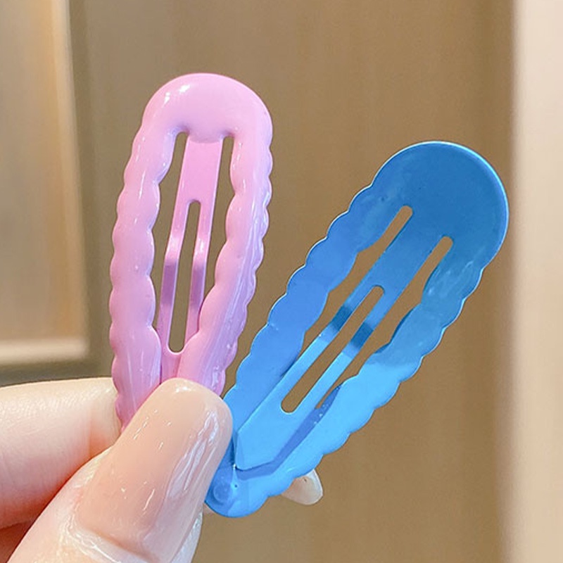⚡CM⚡Kẹp Tóc Hình Giọt Nước Màu Kẹo Ngọt Phong Cách Nhật Bản Dễ Thương