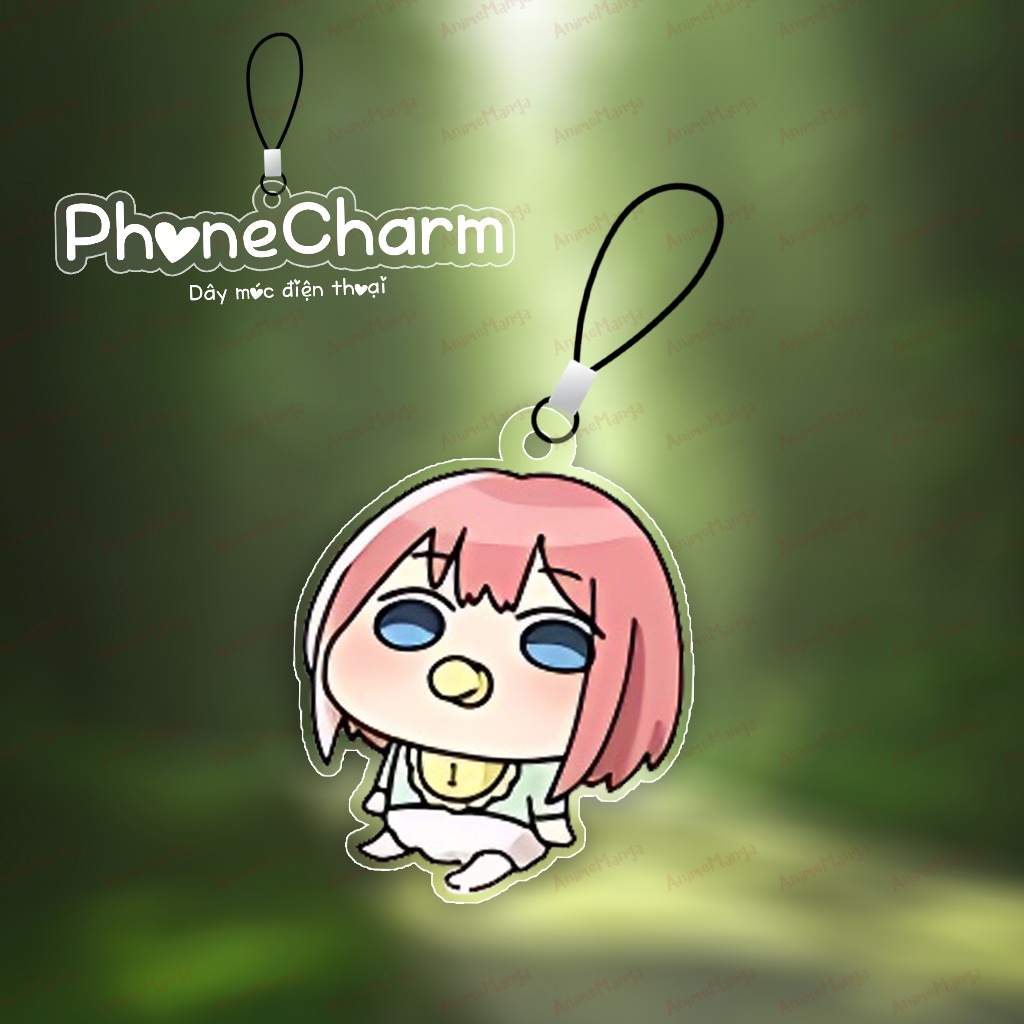 Móc Treo Gotoubun no Hanayome NHÀ CÓ NĂM NÀNG DÂU TREO Nakano Miku Yotsuba Itsuki Yotsuba chibi anime mica trong