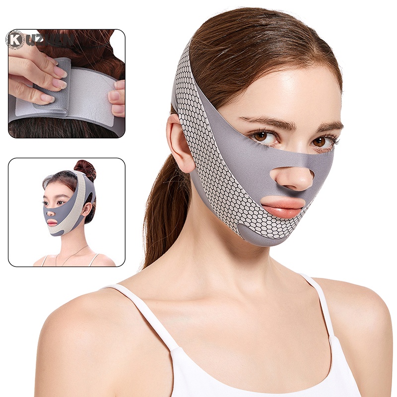 Khẩu Trang kuzhen Tạo Khuôn Mặt Chữ v Thon Gọn Cải Thiện Sức Khỏe Cho Nữ