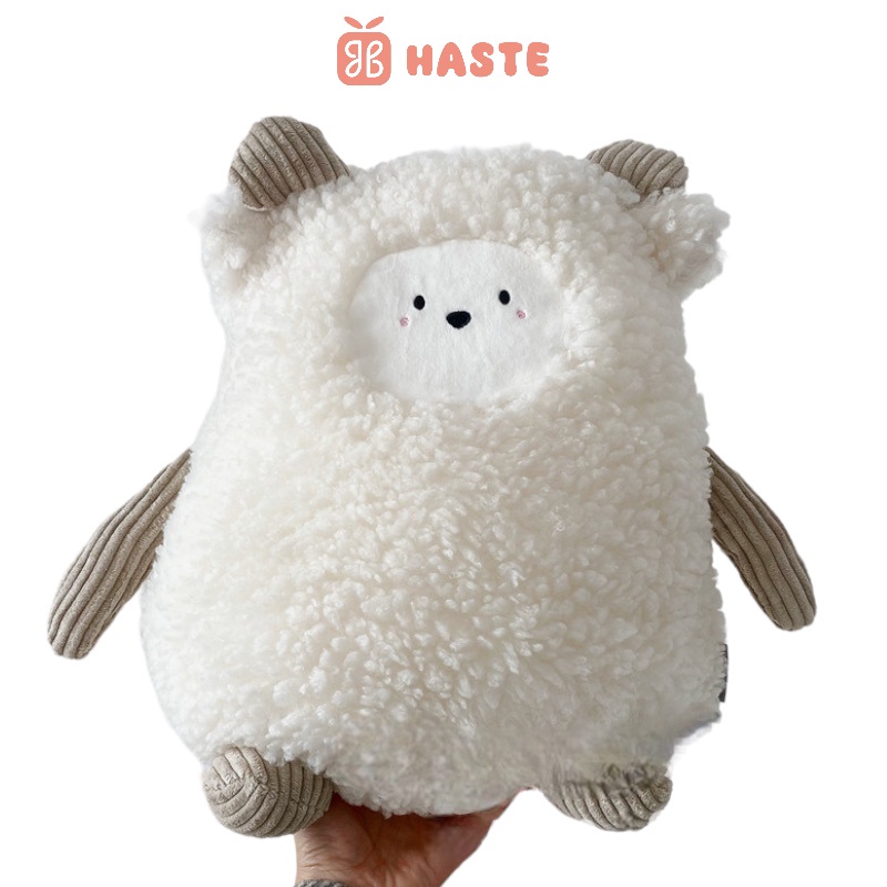 [Có sẵn] Gấu Bông Mặt Ngố Dê Tuyết Gấu Nâu Grizzly Bear teddy Dễ Thương Haste Quà Tặng Độc Đáo