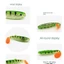 JUNYUE88US 5 CÁI Wobblers đuôi chữ T, Mồi đuôi chữ T nhân tạo 8cm / 6g, Câu cá Swimbait Worm Pesca Sinh học Mồi mềm Cá chép