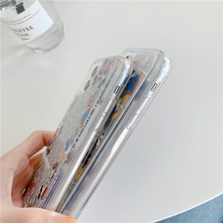 Ốp Điện Thoại Kim Tuyến Nước Trong Suốt Chống Sốc Chống Rơi Cho iphone 15 14 13 12 11 pro max plus