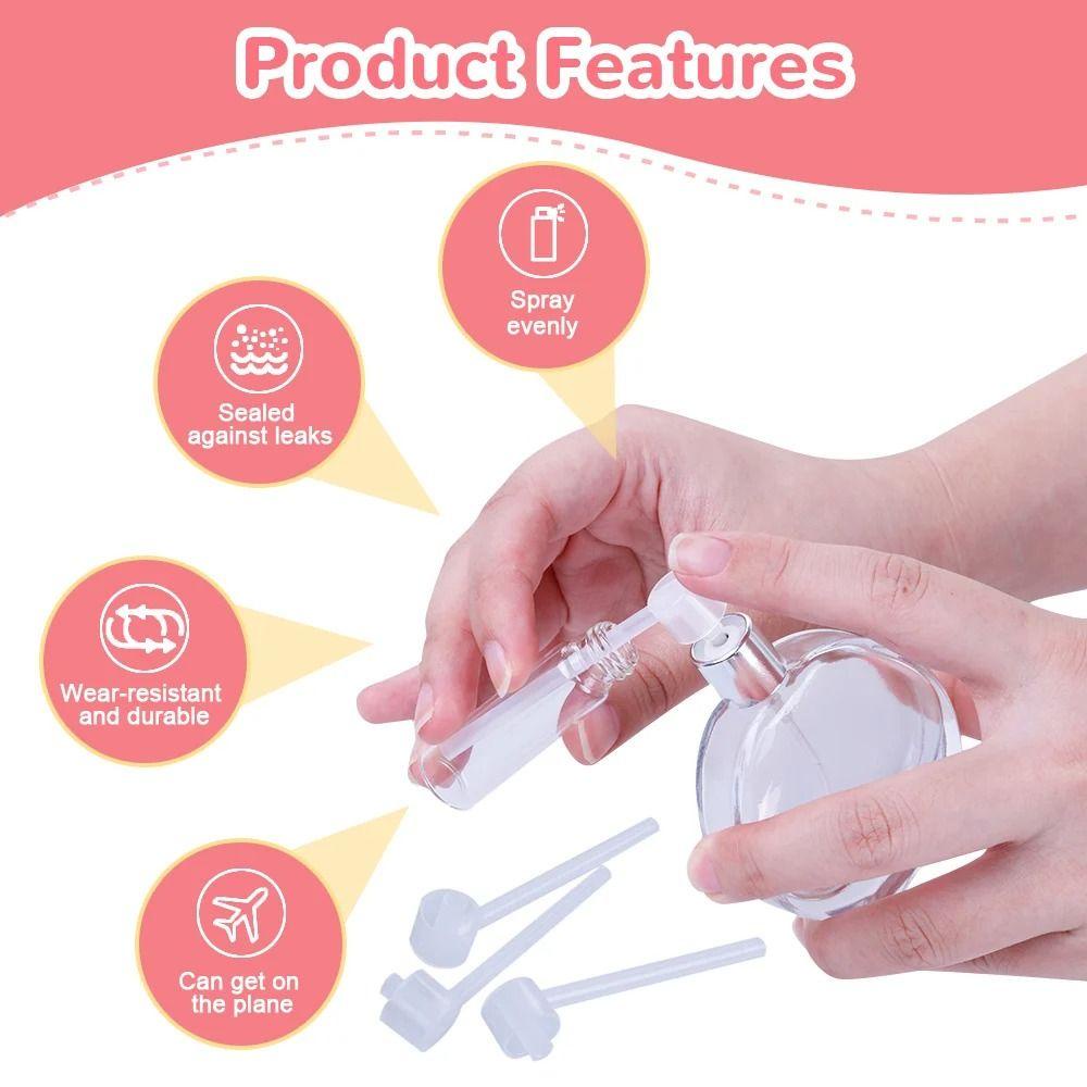 DAYBREAK 5 Cái Dụng Cụ Đổ Nước Hoa, Nhựa Không Rò Rỉ Nước Hoa, Máy Bơm Mỹ Phẩm
