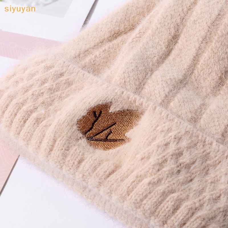 Saniye Mũ beanie Dày Giữ Ấm Mùa Đông Thời Trang Hàn Quốc Cho Nữ vn