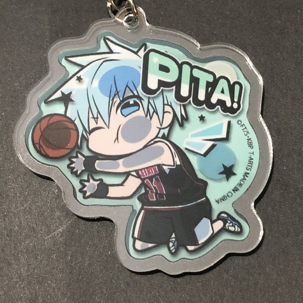 ( Mica trong acrylic ) Móc khóa Kuroko No Basket TUYỂN THỦ VÔ HÌNH ver PI.TA anime chibi xinh xắn bóng rổ