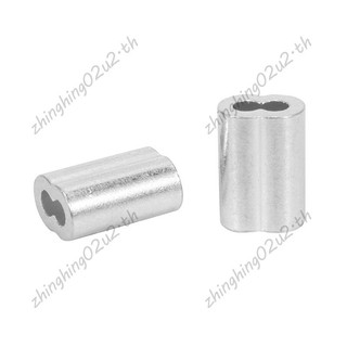 200 Chiếc 1 / 16 Inch Cáp Ferrule Bộ Hợp Kim Nhôm Uốn Vòng Tay Cho Dây