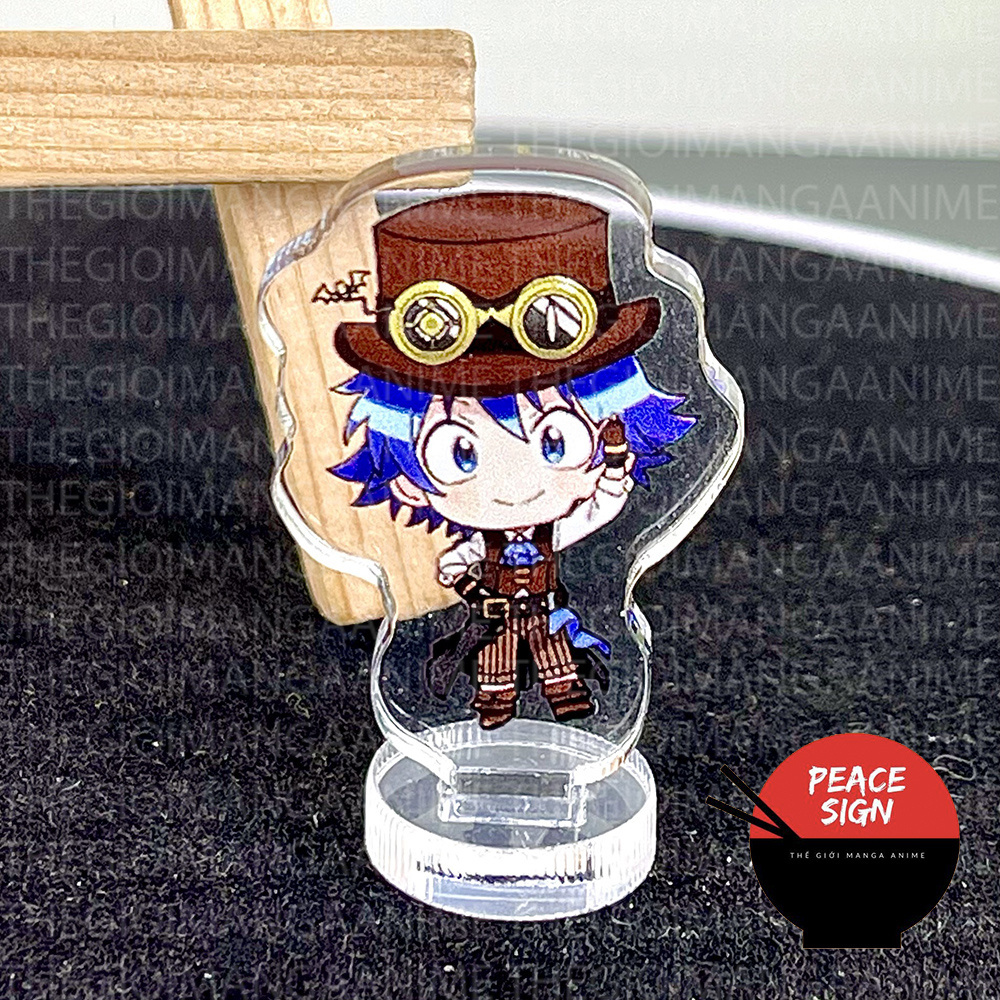 (3CM) Mô hình standee IRUMA GIÁ ĐÁO ver STEAMPUNK mica chibi arcylic anime Mairimashita! Iruma-kun trưng bày