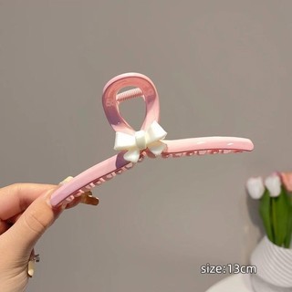 Kẹp tóc càng cua đính nơ, Cienle xinh xắn cho nữ phong cách Hàn Quốc