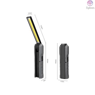 Đèn Pin LED COB USB Hít Nam Châm Linh Hoạt Có Thể Gập Lại 4 Chế Độ Sáng Đa Ứng Dụng