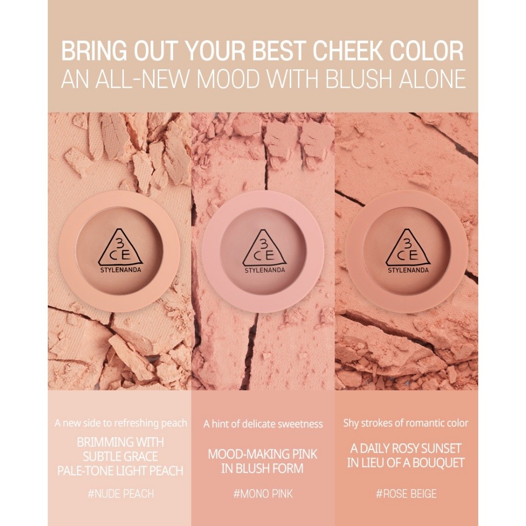 Phấn Má Hồng Mịn Lì 3CE Face Blush 5.5g