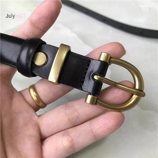 Julyhot Thiết Kế Sang Trọng Thắt Lưng Da Nữ Thời Trang Dây Kim Loại Khóa Thắt Lưng Xu Hướng Chất Lượng Cao Massivedeals