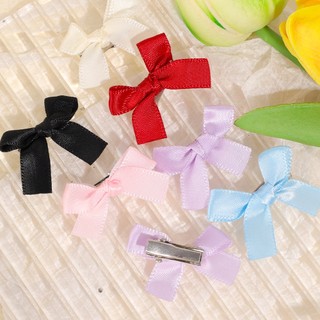 Thời Trang Set 8 Kẹp Tóc Nơ Ruy Băng Màu Kẹo Ngọt Dành Cho Bé Gái y2k
