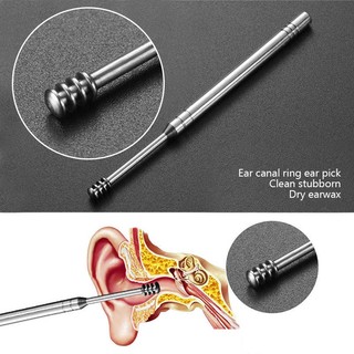 [Chất Lượng Cao Bộ Nhíp Thép Không Gỉ] Dụng Cụ Vệ Sinh Tai Cầm Tay 6 Món Phải Có Móc!