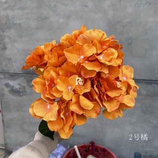 Đầu hoa cẩm tú cầu Malloca bông nhiều nhánh lớn hoa nghệ thuật đám cưới nhà bó hoa trang trí hoa giả hoa lụa CEVERIA